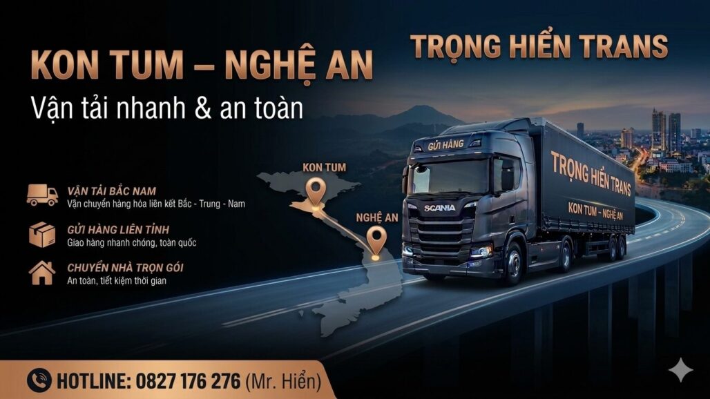 gửi hàng Kon Tum Nghệ An