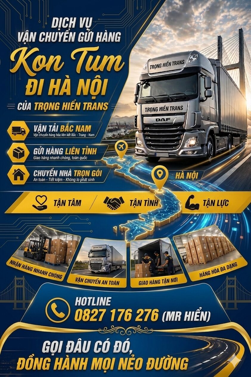 gửi hàng Kon Tum Hà Nội