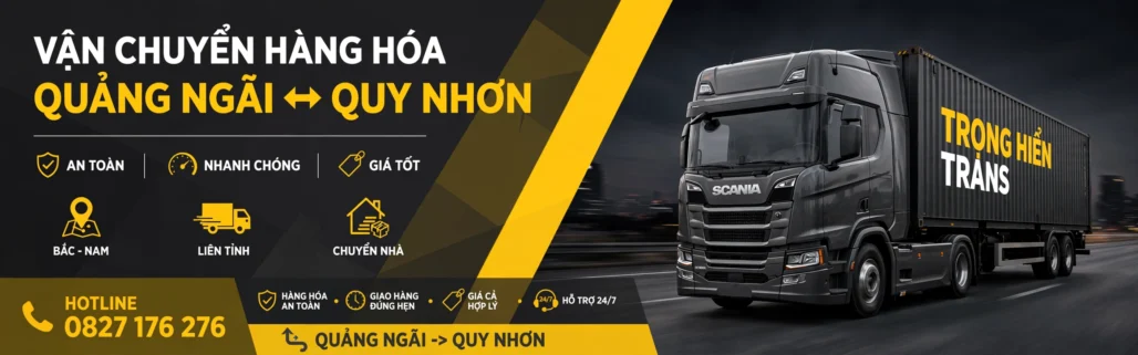gửi hàng Quảng Ngãi đi Quy Nhơn giá rẻ