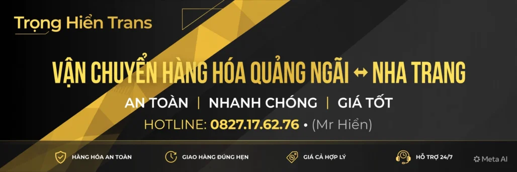 gửi hàng Quảng Ngãi đi Nha Trang