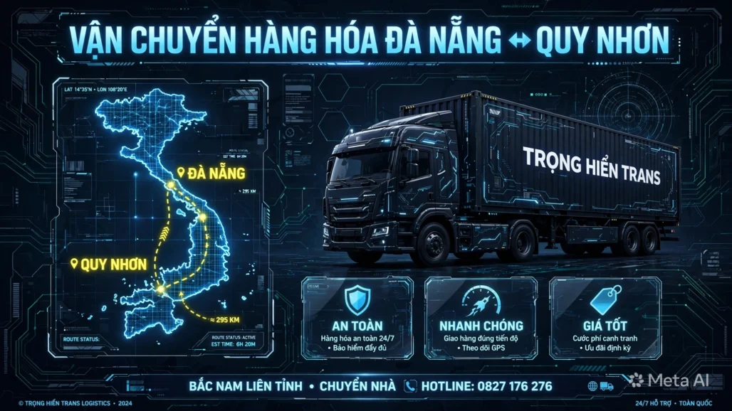 vận chuyển hàng Đà Nẵng đi Quy Nhơn