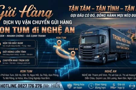 vận chuyển hàng Kon Tum đi Nghệ An