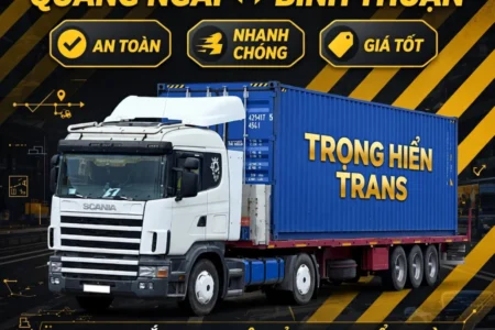 dịch vụ vận chuyển Quảng Ngãi Bình Thuận